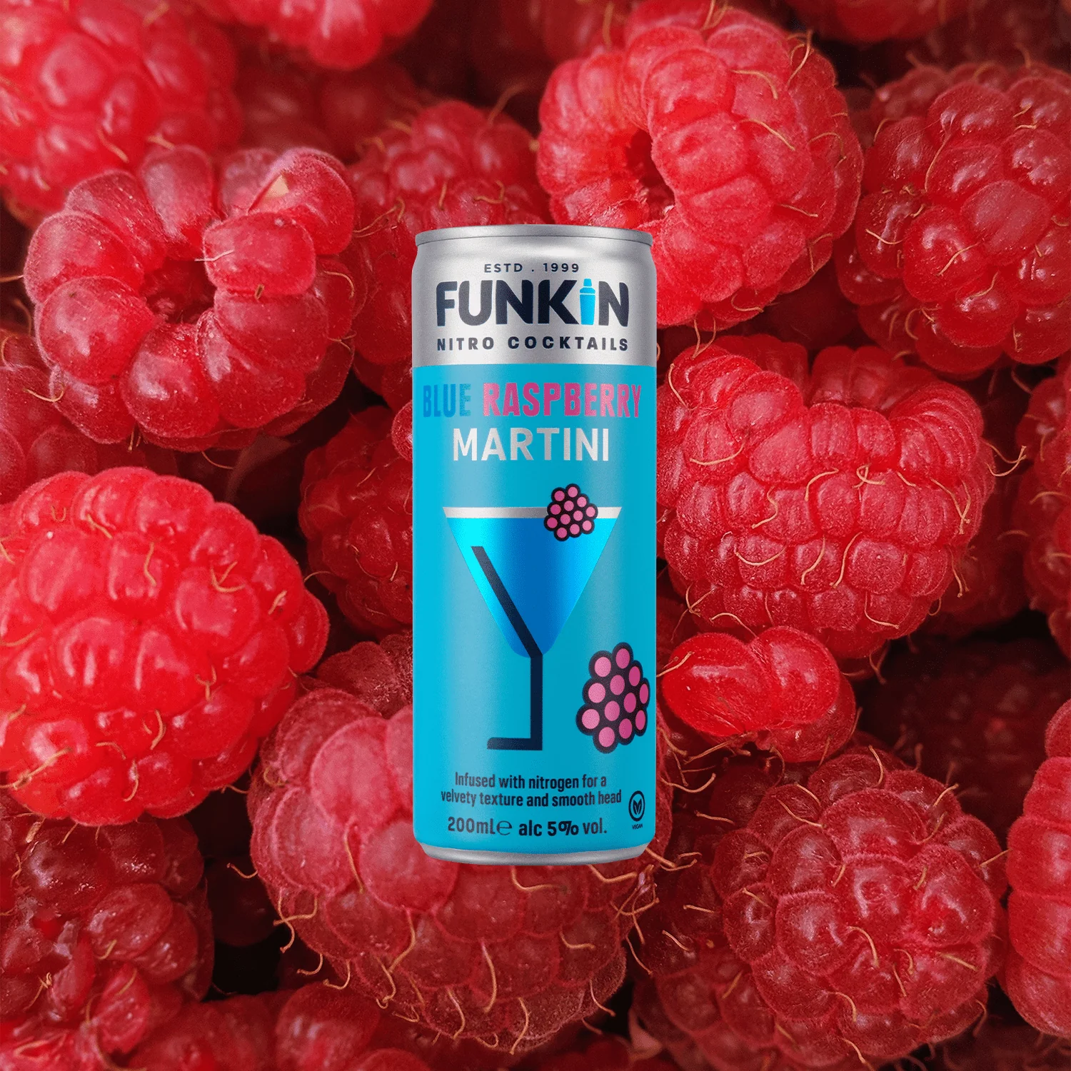 Blue Raspberry Martini Nitro Can (12 x 200ml) - Image 4