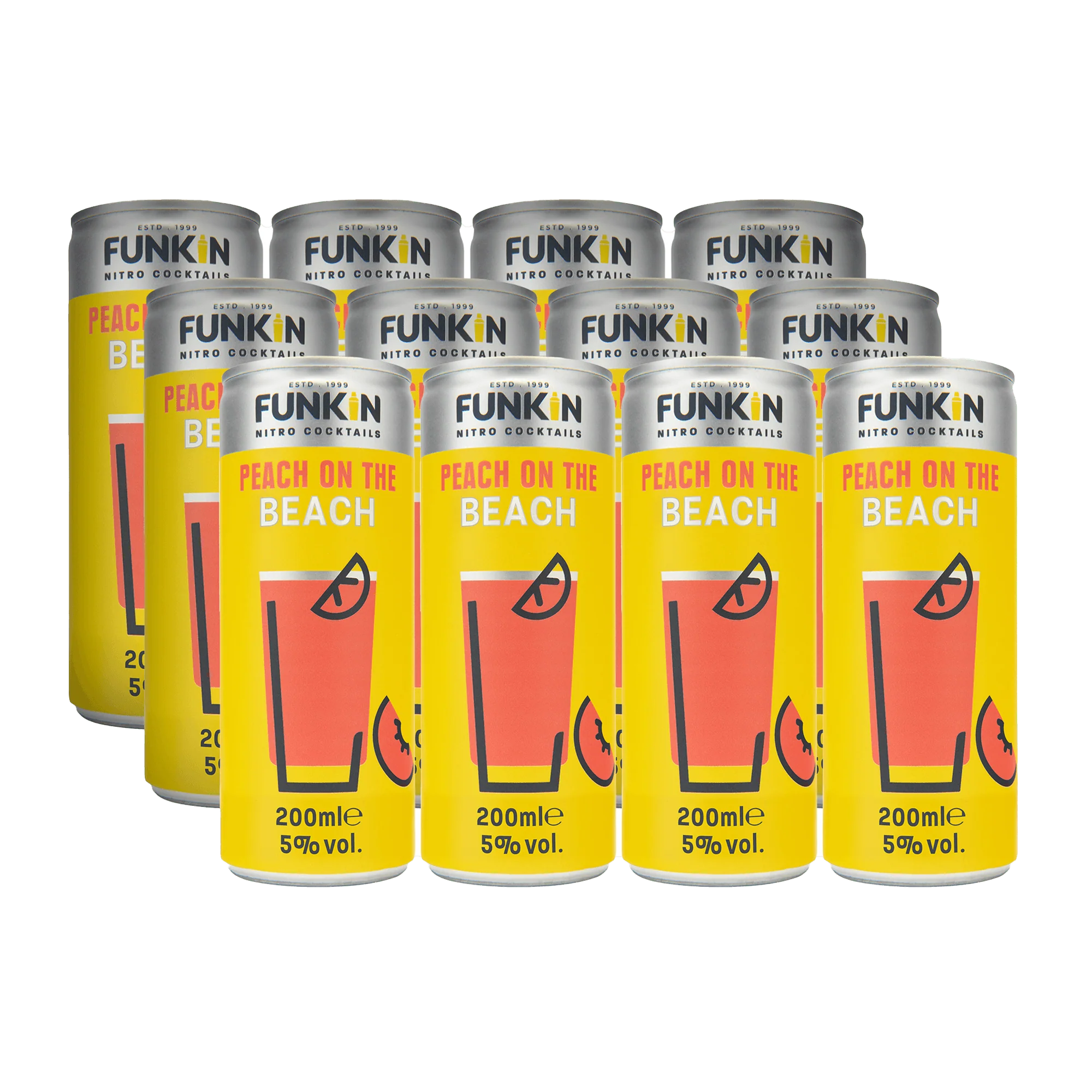 Peach on the Beach Nitro Can (12 x 200ml) - Image 4