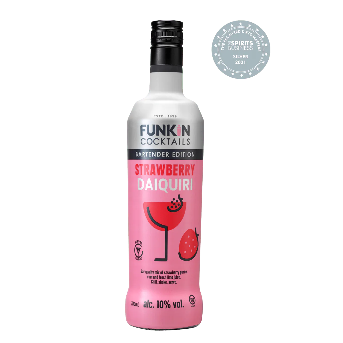 Strawberry Daiquiri Cocktail Bottle - Image 3